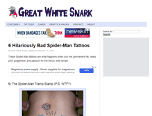 Tablet Screenshot of greatwhitesnark.com